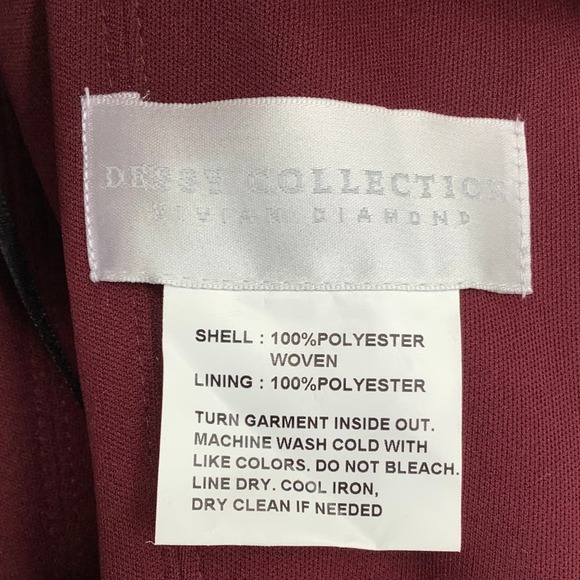 NEW Dessy Collection Size 6 Bustier Crepe Midi Dress Bow Straps $231 msrp I23-10 - Picture 5 of 10